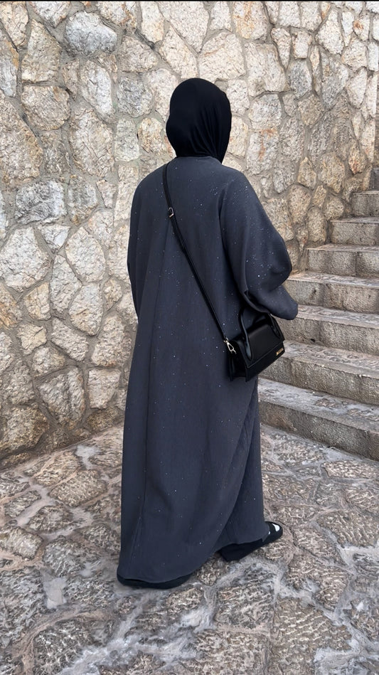 Stardust Abaya (Grey)