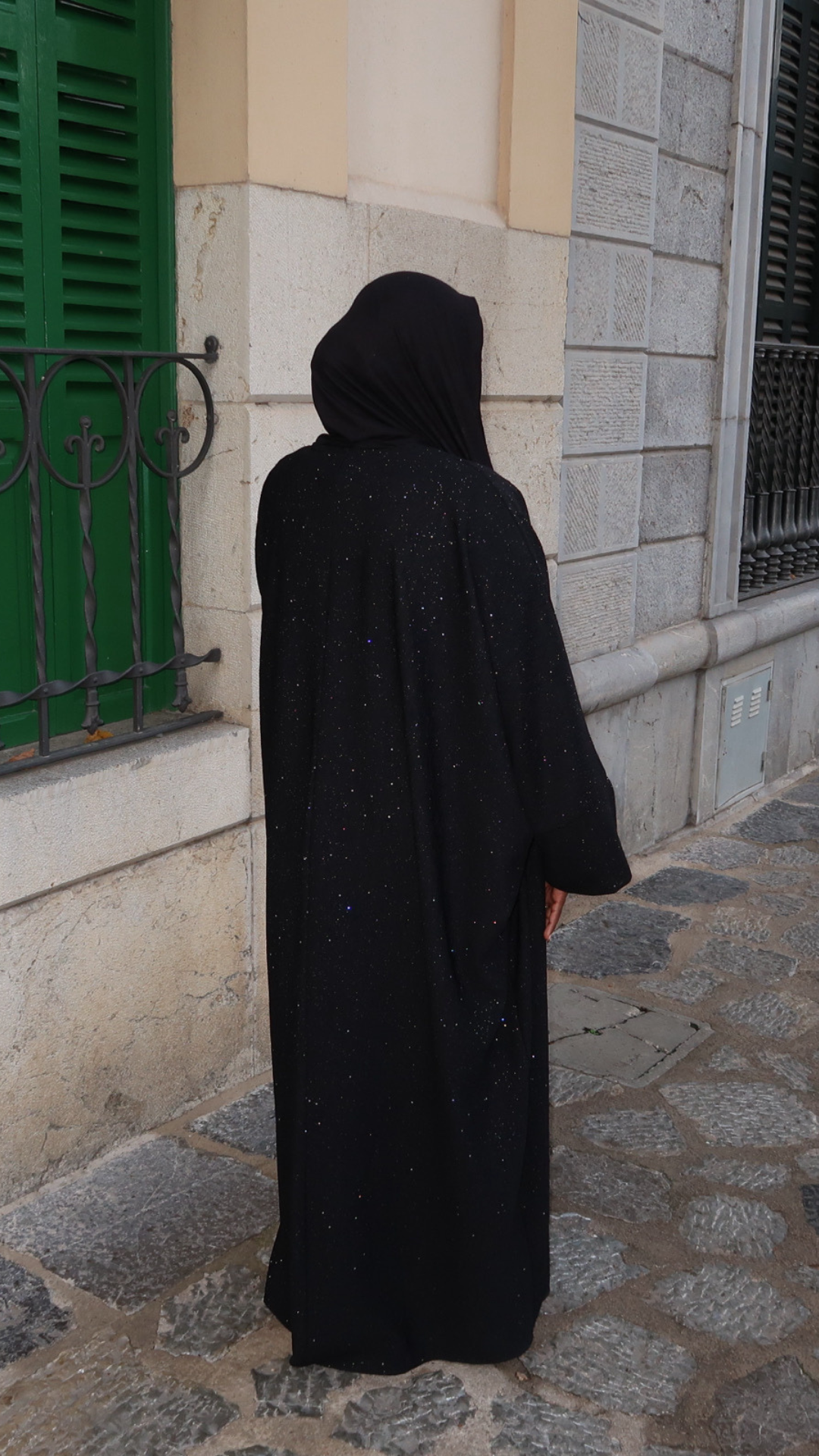 Stardust Abaya (Black)